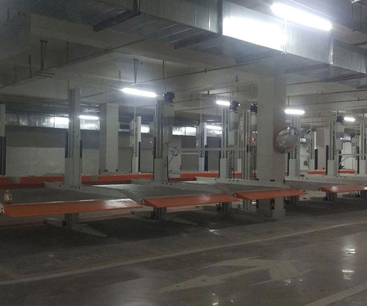 前锋两层PSH型立体停车设备安装