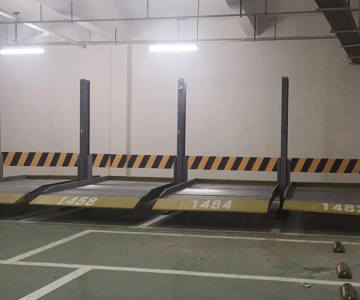东坡双层PSH型机械停车库安装