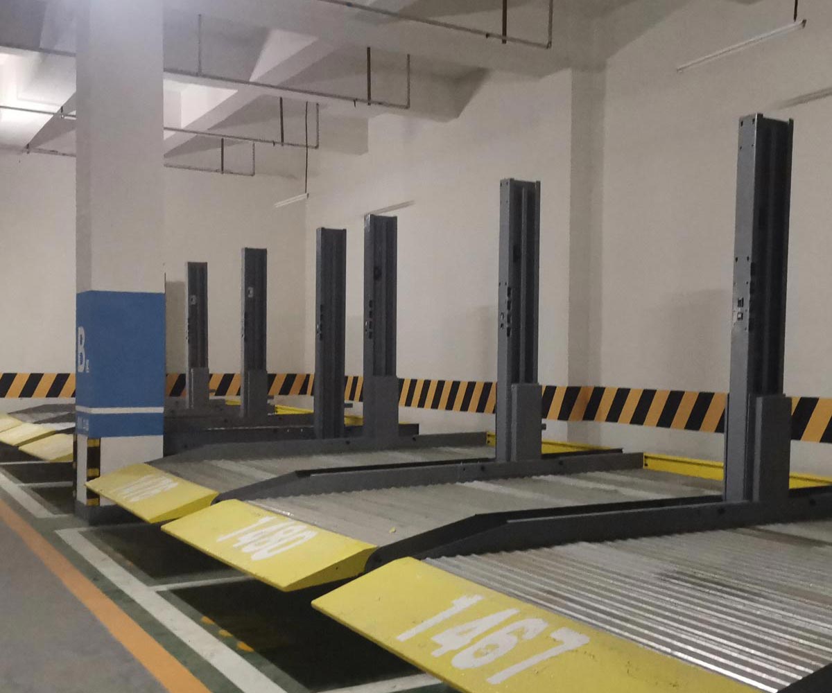 中江两层机械停车场安装