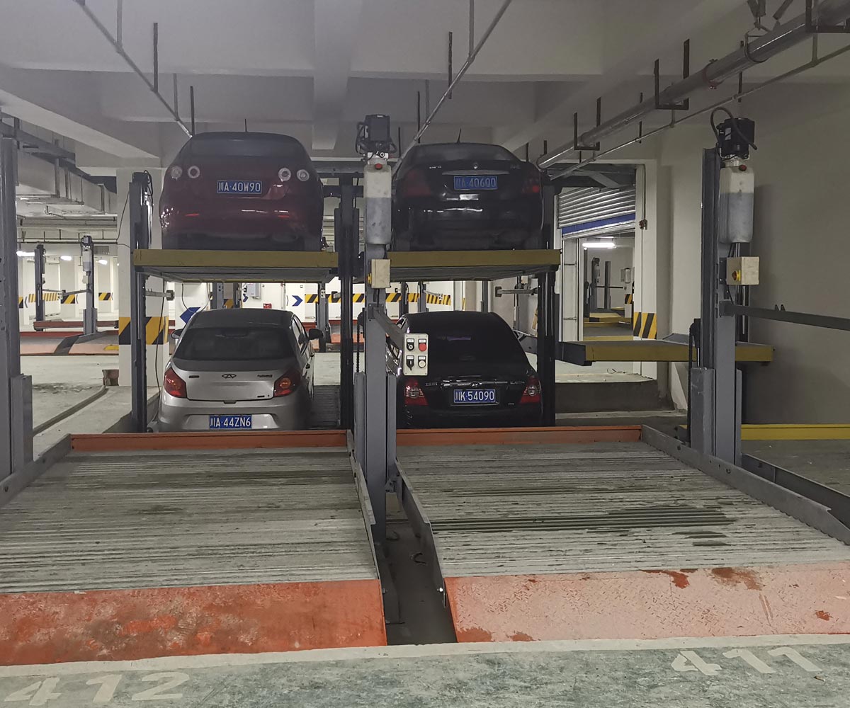 安州双柱升降式机械式停车设备