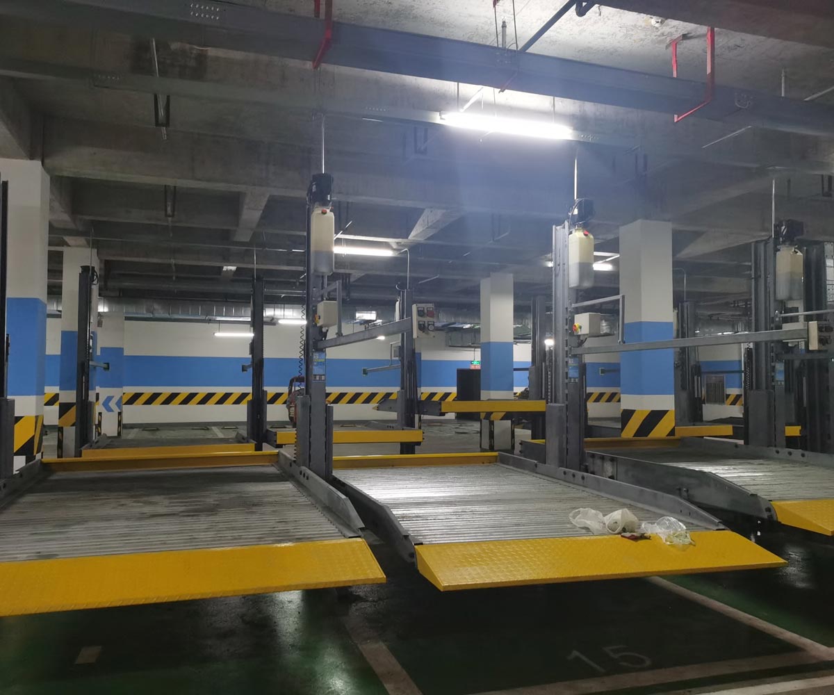 广汉小区家用升降式立体车库停车设备