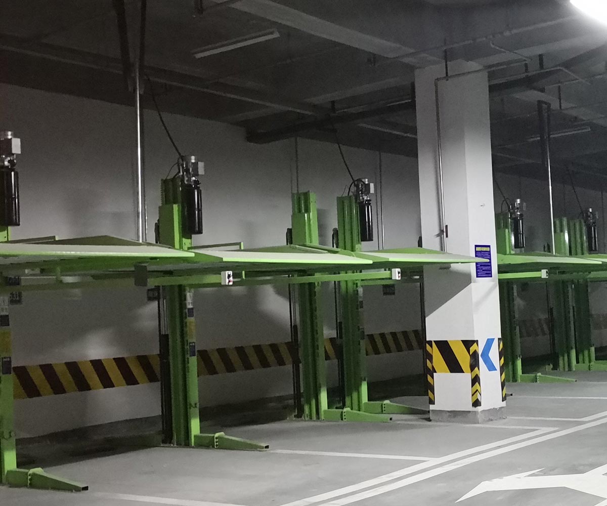 青白江地下室二层简易式机械停车