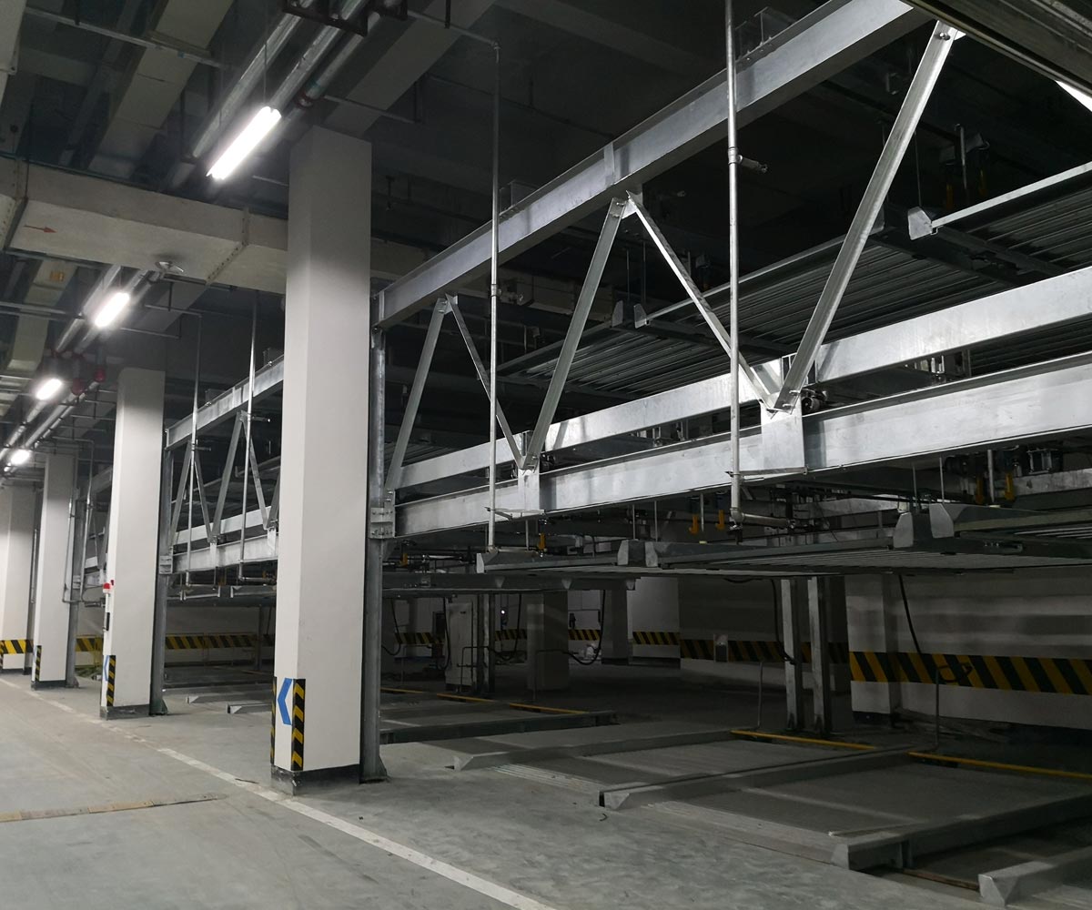 南川PSH3三层升降横移机械式停车设备
