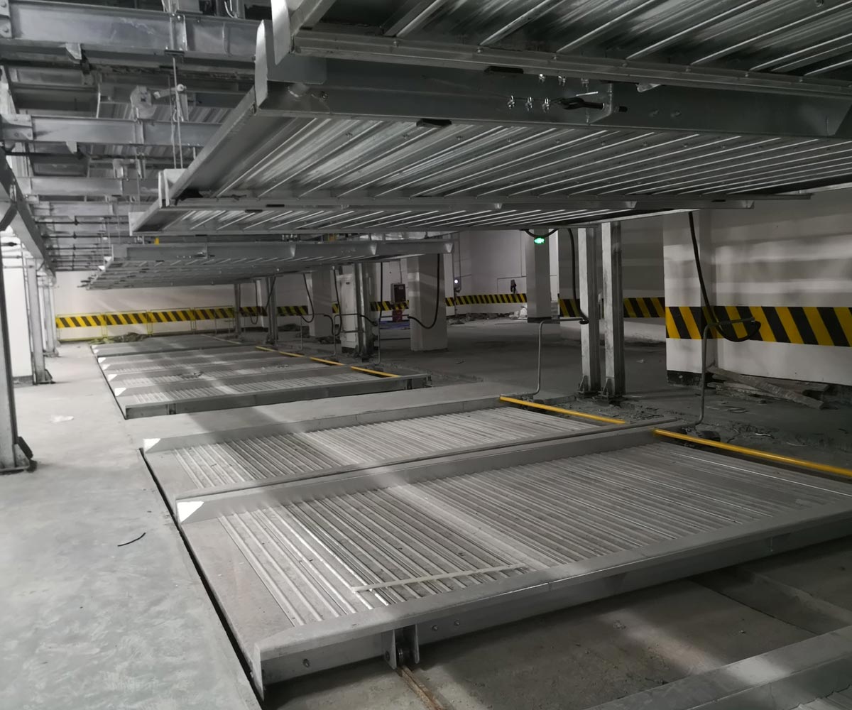 隆昌PSH2二层升降横移机械式停车设备