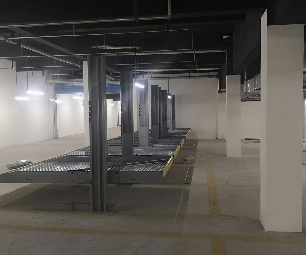 永福二手升降横移机械式停车设备预算考量