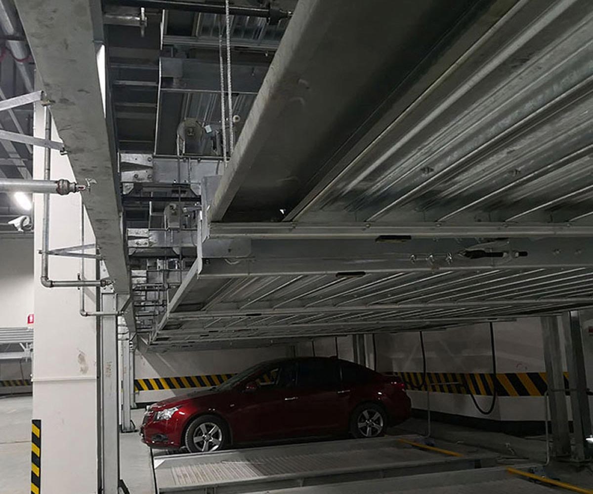 蓬安PSH五层升降横移类停车设备（负一正四地坑式）技术参数